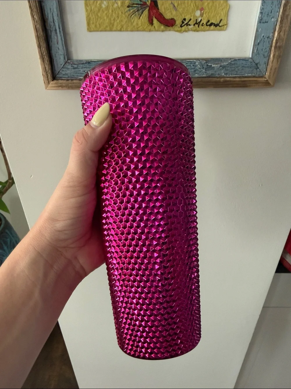 Starbucks Metallic HOT PINK Studded Tumbler in Hot Pink - 2022